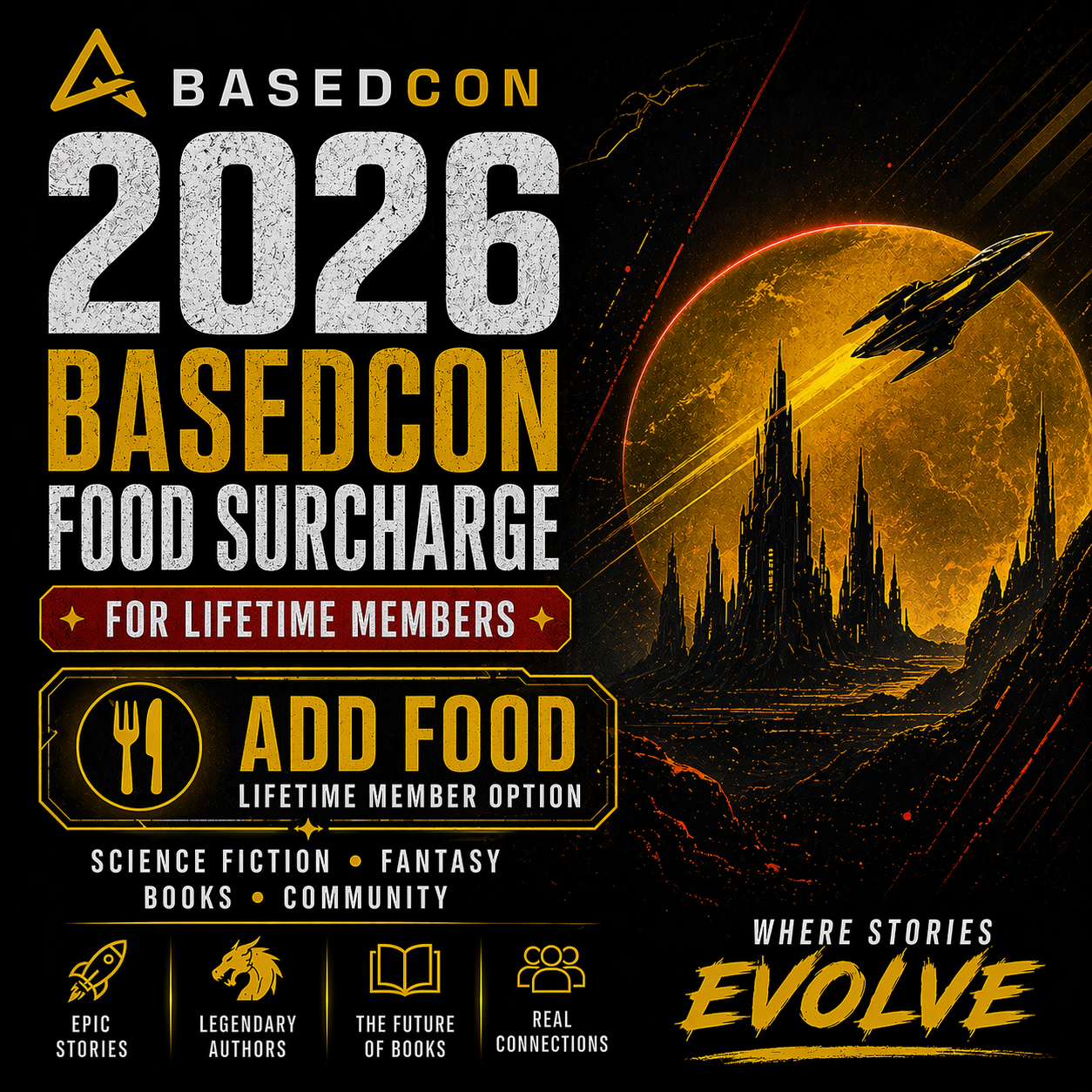 2026 BasedCon Food Surcharge (for lifetime members)