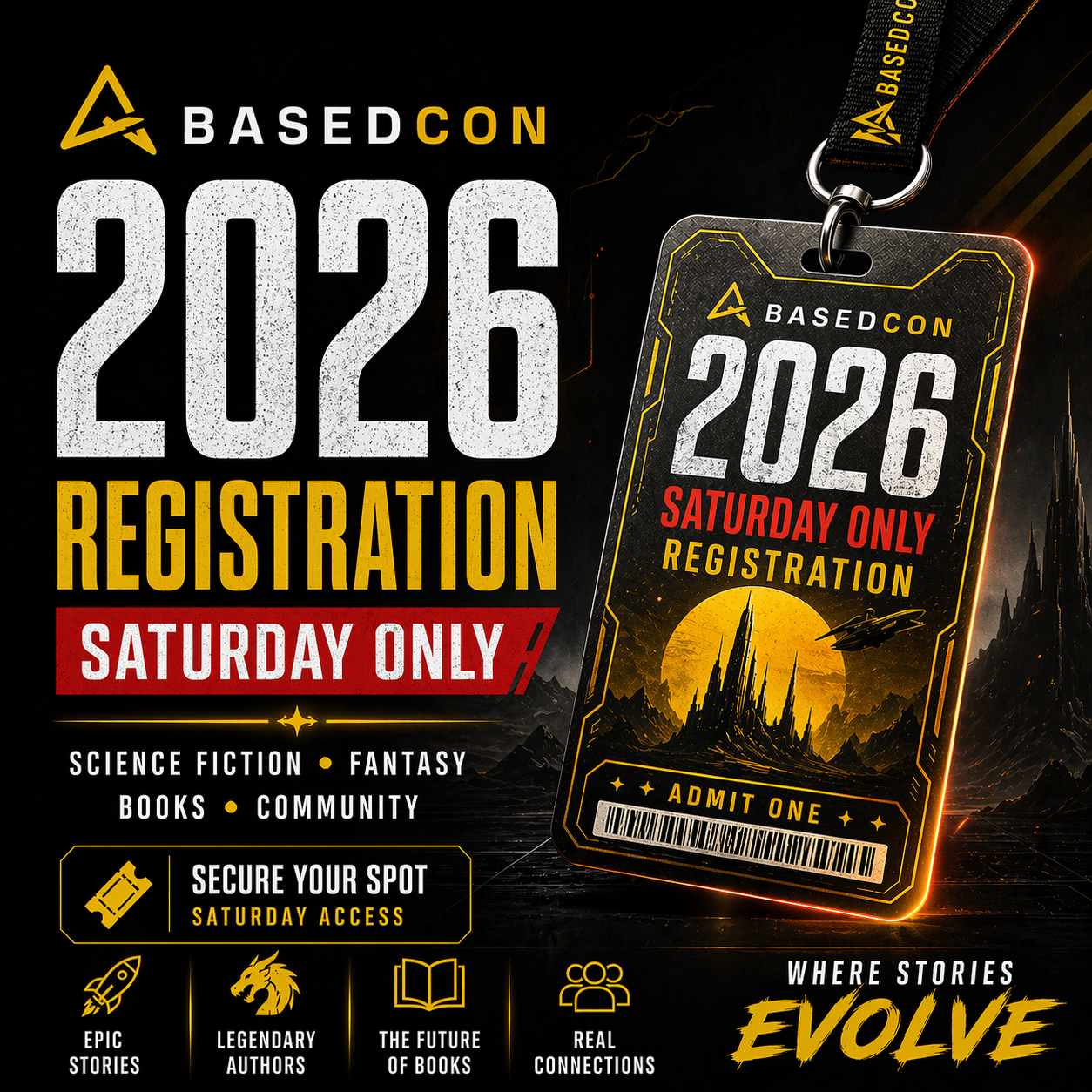 BasedCon 2026 Registration - SATURDAY ONLY
