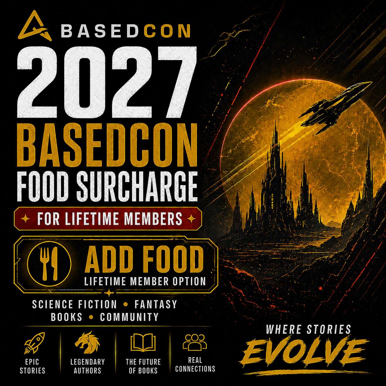 2027 BasedCon Food Surcharge (for lifetime members)