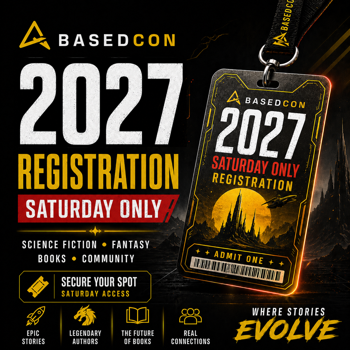 BasedCon 2027 Registration - SATURDAY ONLY
